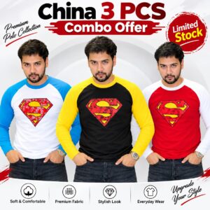 COMBO-02 FULL HATA T SHIRT 3PS